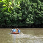 crabbers-set-out-ec-medium Crossing the channel to the mangroves.