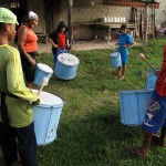drums-medium Teaching Afro-Indigenous culture to the children of Caravelas.