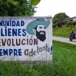 sign-and-horse-medium1 Calienes town proclaims proudly that the revolution is always going forward. But at what pace?